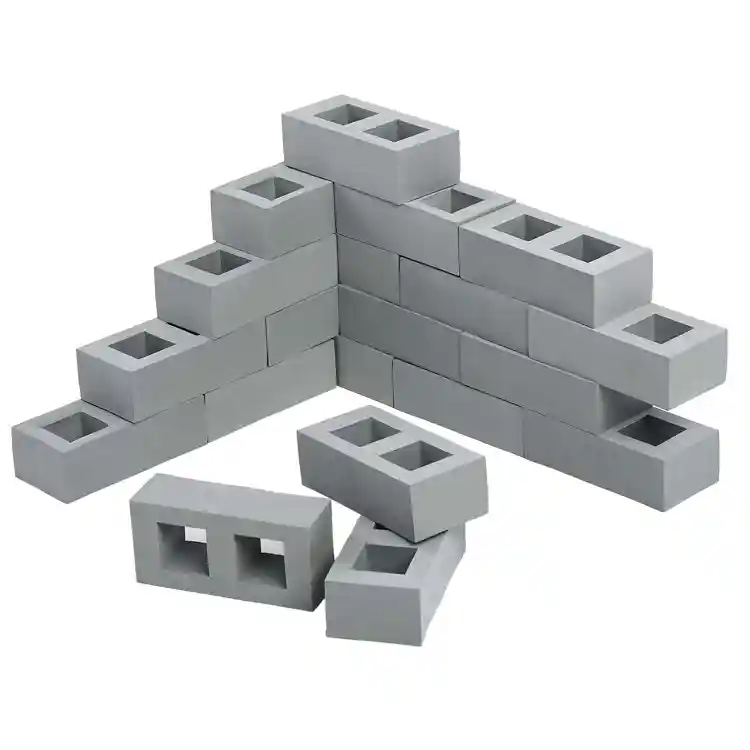Foam Brick & Cinder Block Set