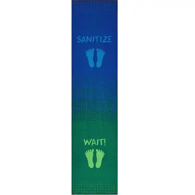 Healthy Habits Collection™ Stand & Wait Here to Sanitize Runner