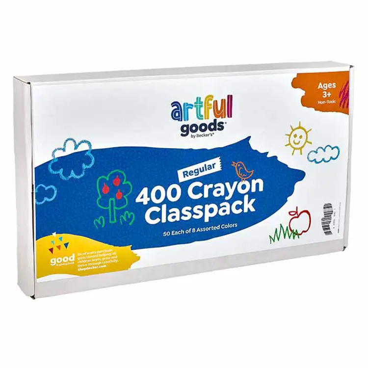 Artful Goods® Regular Crayon Classpack
