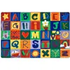 KIDSoft™ Alphabet Blocks Classroom Rug, Rectangle 8' x 12'