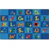 Reading Letters Library Classroom Rug, Rectangle 8'4" x 13'4"