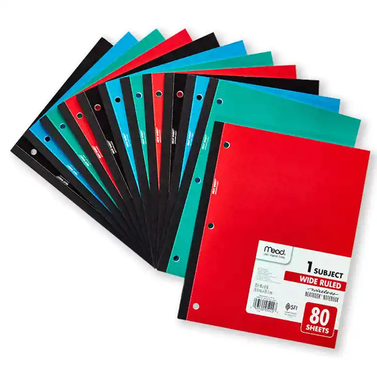 Theme Tablets / Books, Dozen, 80 Sheets