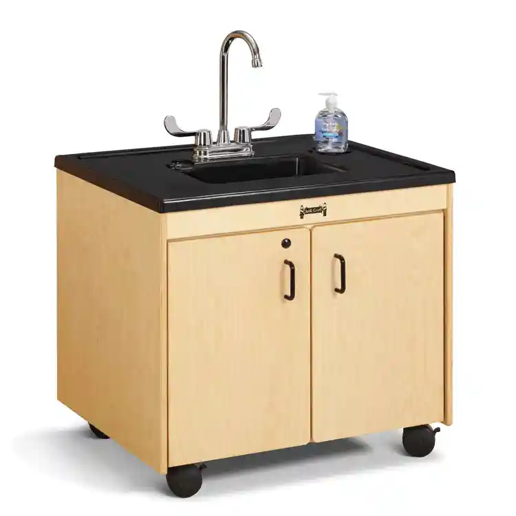 Clean Hands Helper Portable Sink, Plastic, 26" Counter