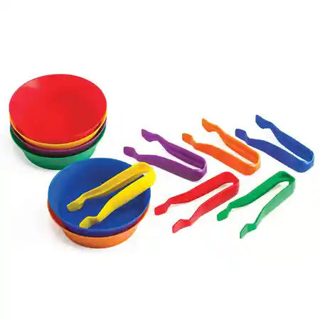 Sorting Bowls & Tweezers Set