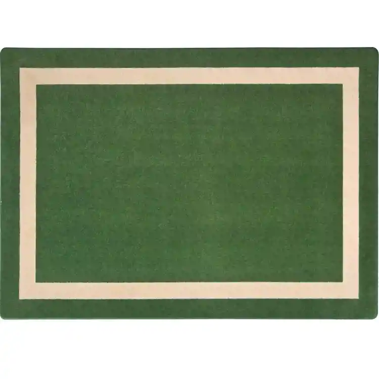 Portrait Classroom Rugs, Green, Rectangle 3'10" x 5'4"