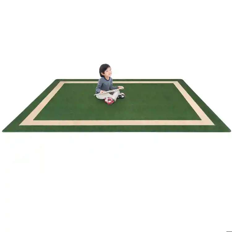 Portrait Classroom Rugs, Green, Rectangle 3'10" x 5'4"