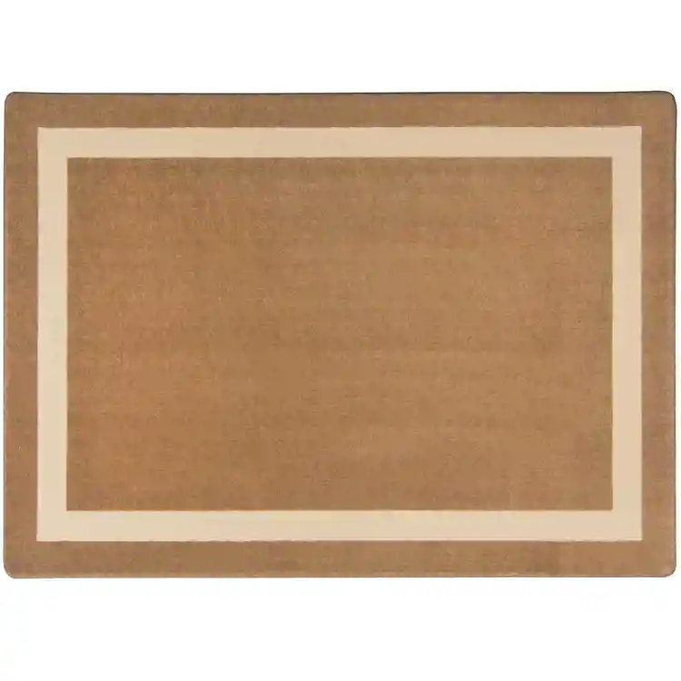 Portrait Classroom Rugs, Mocha, Rectangle 3'10" x 5'4"