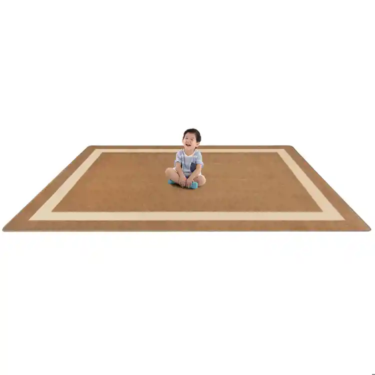 Portrait Classroom Rugs, Mocha, Rectangle 5'4" x 7'8"