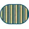 Yipes Stripes Rug, Oval 3'10" x 5'4"