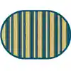 Yipes Stripes Rug, Oval 5'4" x 7'8"