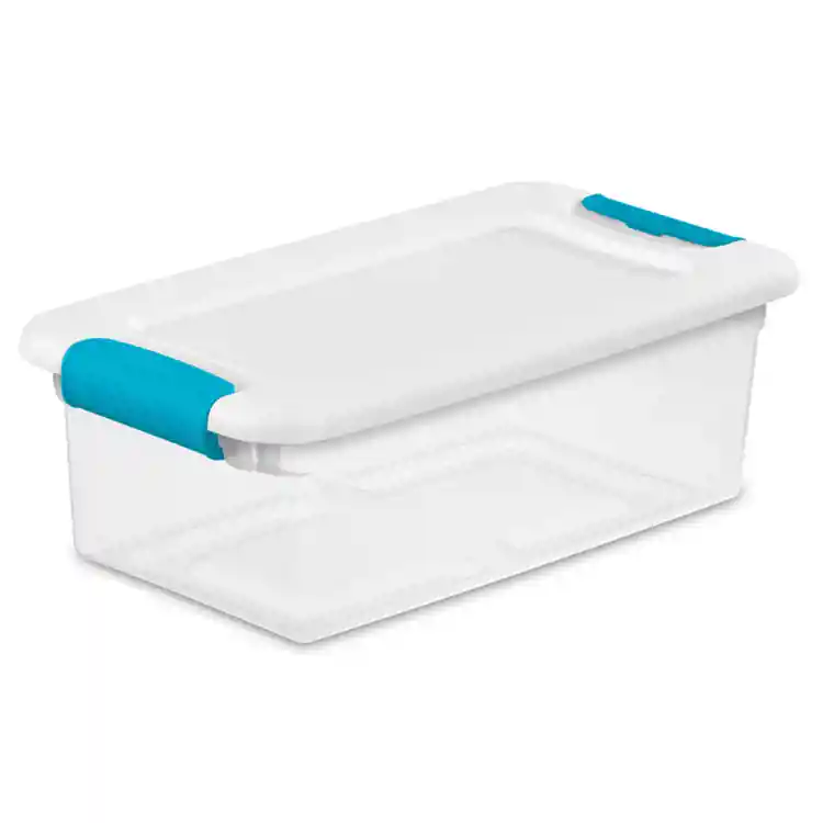 Latch Storage Boxes, 6 Quart