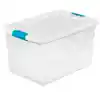 Latch Storage Boxes, 64 Quart, Set of 4