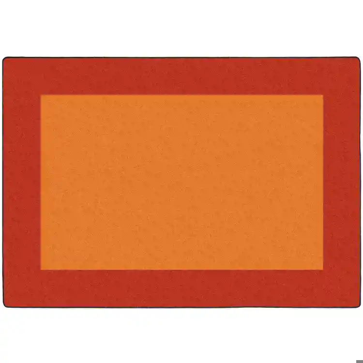 All Around™ Rugs, Rectangle 5'4" x 7'8", Orange