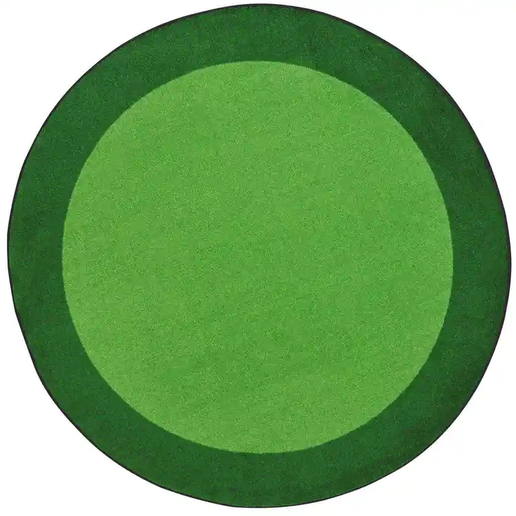 All Around™ Rugs Round 5'4", Green