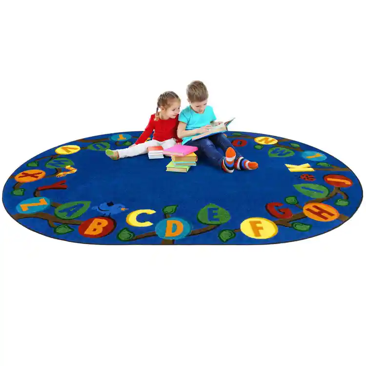 Learning Tree Rug, Oval 5'4" x 7'8"