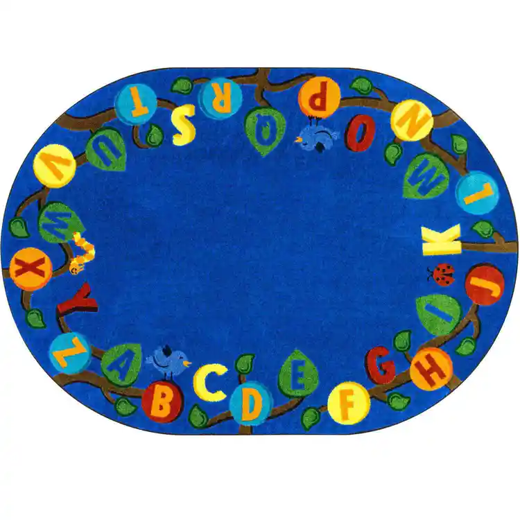 Learning Tree Rug, Oval 5'4" x 7'8"