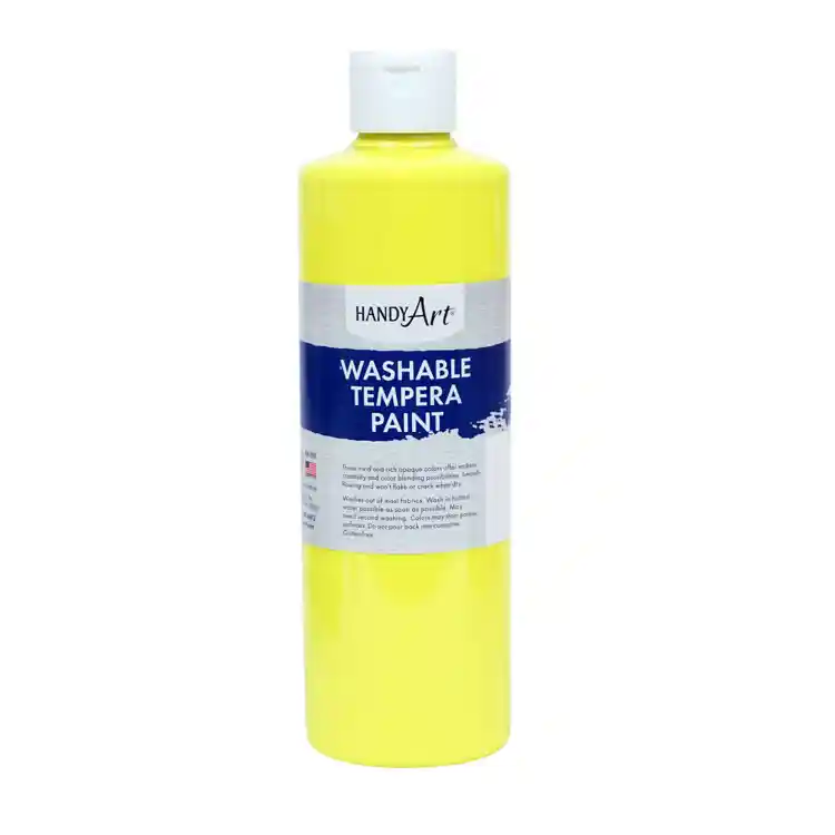 Washable Fluorescent Paint, Yellow