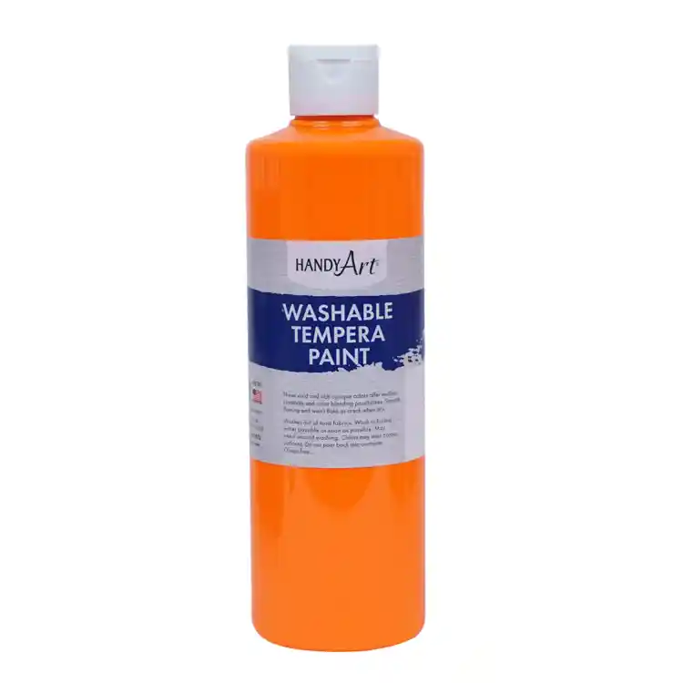 Washable Fluorescent Paint, Orange