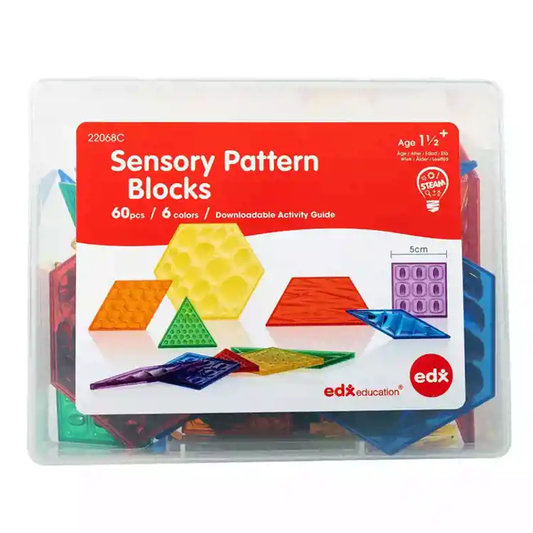 Transparent Sensory Pattern Blocks