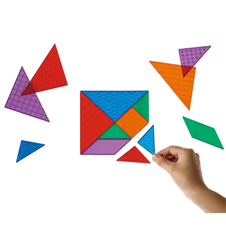 Translucent Tactile Tangrams