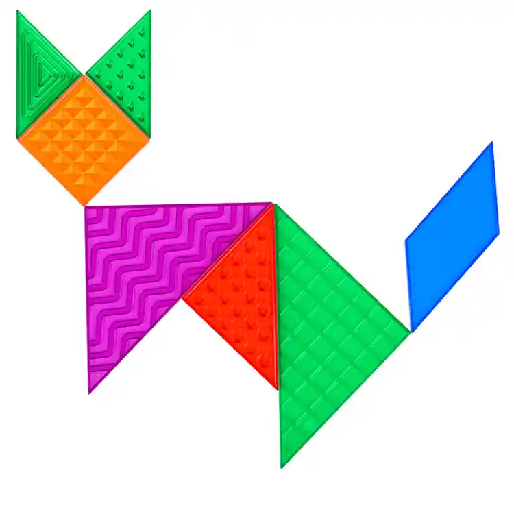 Translucent Tactile Tangrams