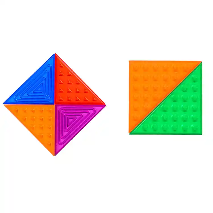 Translucent Tactile Tangrams