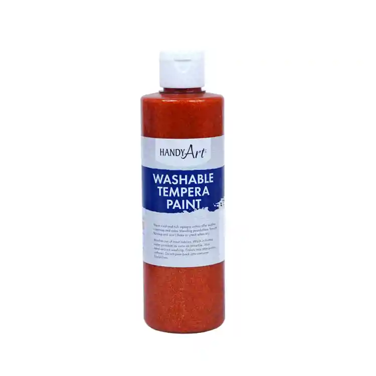 Washable Glitter Paint, Orange