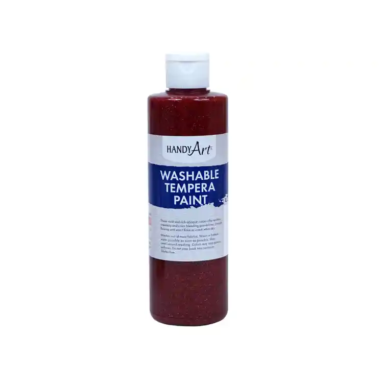 Washable Glitter Paint, Red