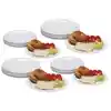 Family Style Dining Plastic Plates, 48 Pieces