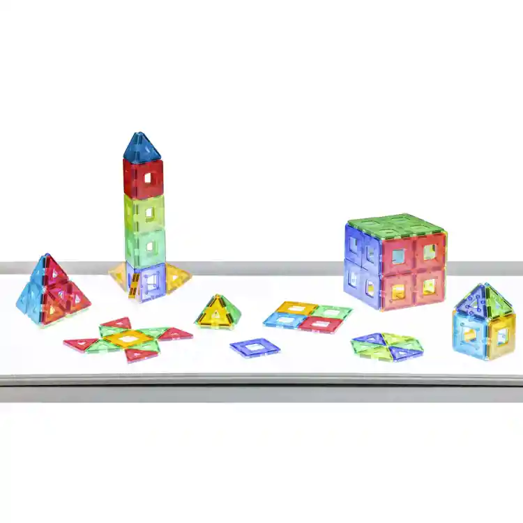 Translucent KinderMag Building Sets, 96 Pieces