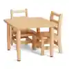 Deluxe Table & Chairs Sets, Square 24" x 24"