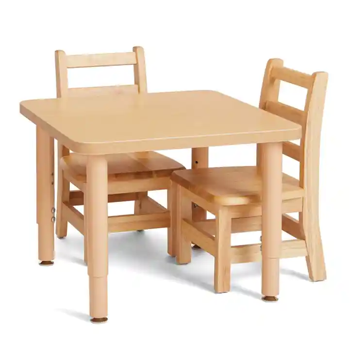 Deluxe Table & Chairs Sets, Square 24" x 24"