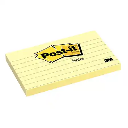 3M™Post-it® Notes, 3" x 5", Lined