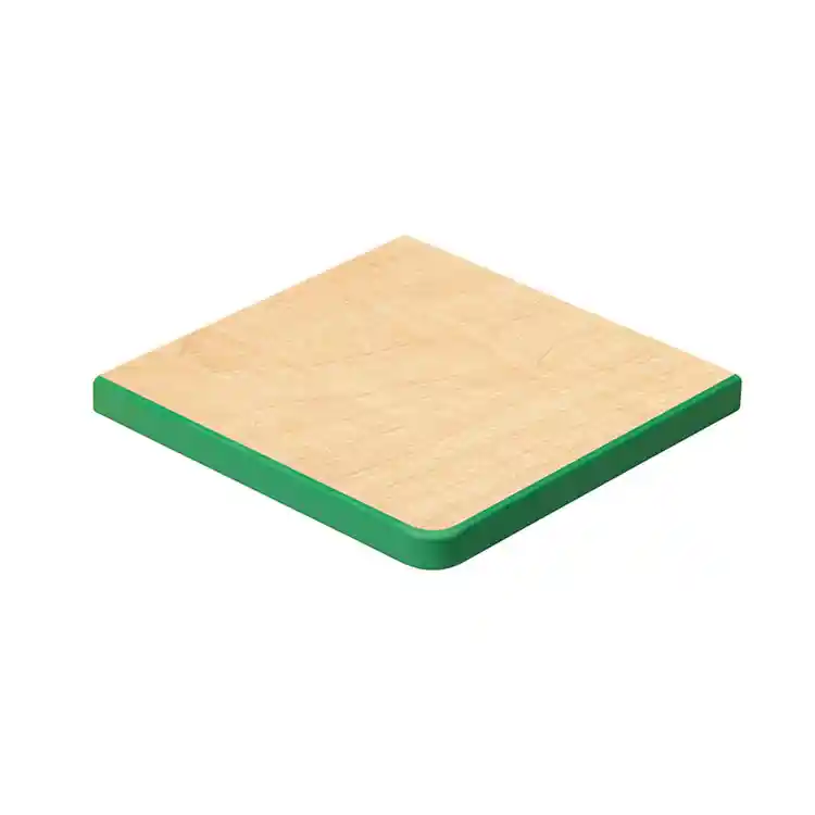 Rainbow Accents® Kydz® Maple Top Activity Tables, Rectangle 24" x 48", Adult 24" - 31", Green