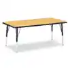 Jonti-Craft® Oak Top Activity Tables, Rectangle 30" X 60", Elementary 15" - 24"