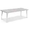 Berries® Driftwood Gray Top Activity Tables, Rectangle 30" X 72", Adult Height-Gray