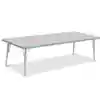 Berries® Driftwood Gray Top Activity Tables, Rectangle 30" X 72", Elementary Height-Coastal Blue