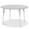 Berries® Driftwood Gray Top Activity Tables, Round 48" Adult Height-Gray