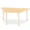 Rainbow Accents® Kydz® Maple Top Activity Tables, Trapezoid 30" x 60", Elementary 15" - 24", Camel