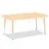 Rainbow Accents® Kydz® Maple Top Activity Tables, Rectangle 30" x 48", Elementary 15" - 24", Camel