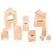 Wood-Like Soft Blocks, 30 Pieces