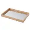 Small Wooden Mirror Tray