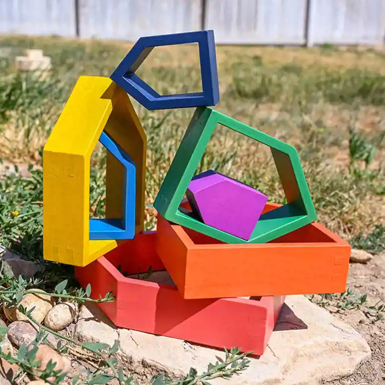 Rainbow Nesting Houses