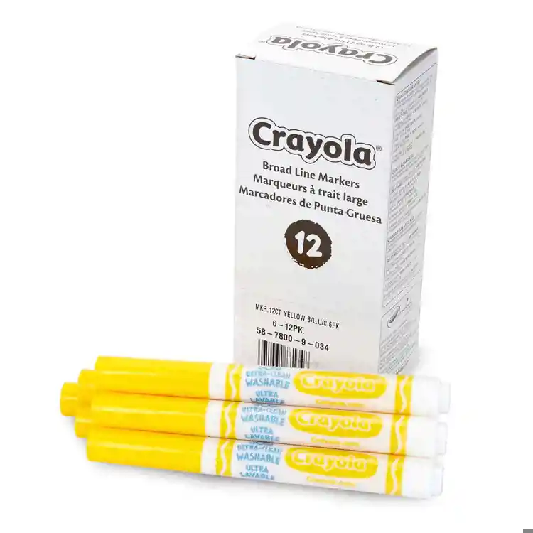 Crayola® Washable Broad Line Marker Refills, Yellow