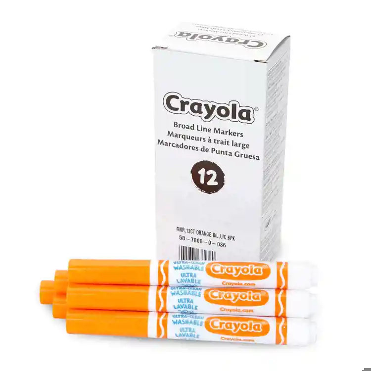 Crayola® Washable Broad Line Marker Refills, Orange