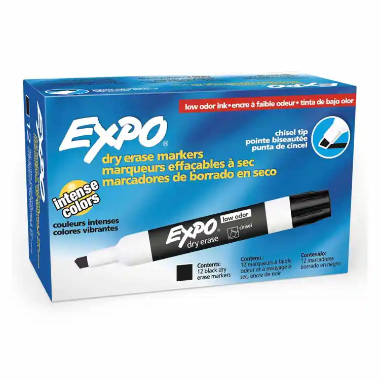 Expo® Dry-Erase Markers, Black