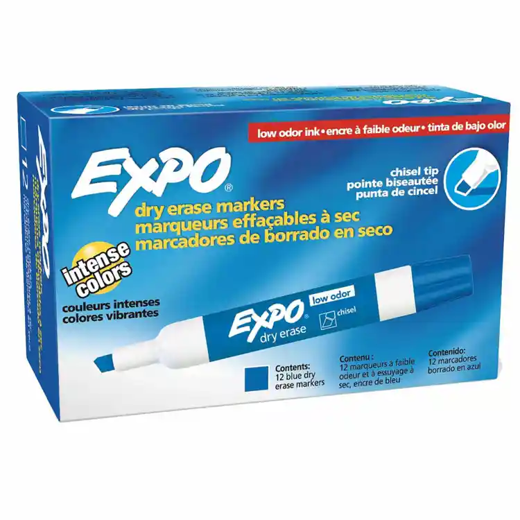 Expo® Dry-Erase Markers, Blue