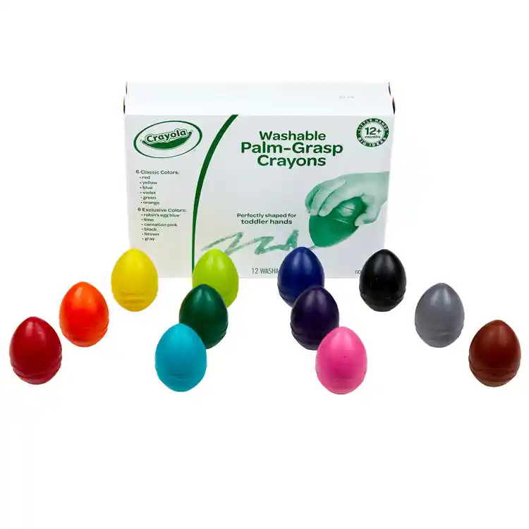 Crayola™ Palm-Grasp Crayons, 12 Colors