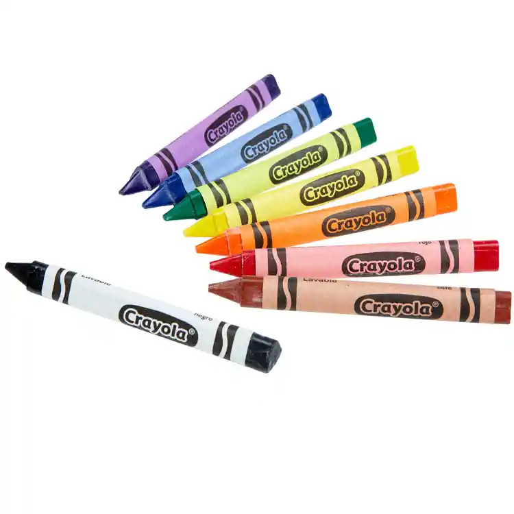 Crayola™ Washable Tripod Grip Crayons, 8 Count