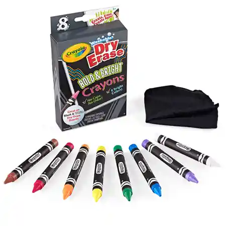 Crayola® Bold & Bright Dry-Erase Crayons